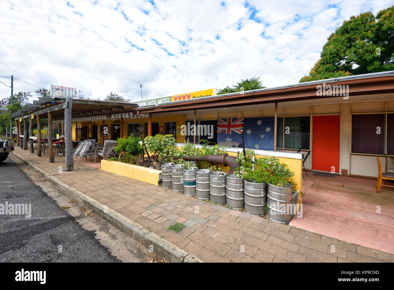Old Mt Carbine Hotel Motel pub in the small rural town of Mt Carbine, Atherton Tablelands, Far