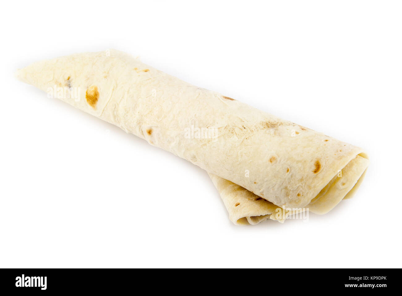 Large thin pita bread, isolated Stock Photo Alamy