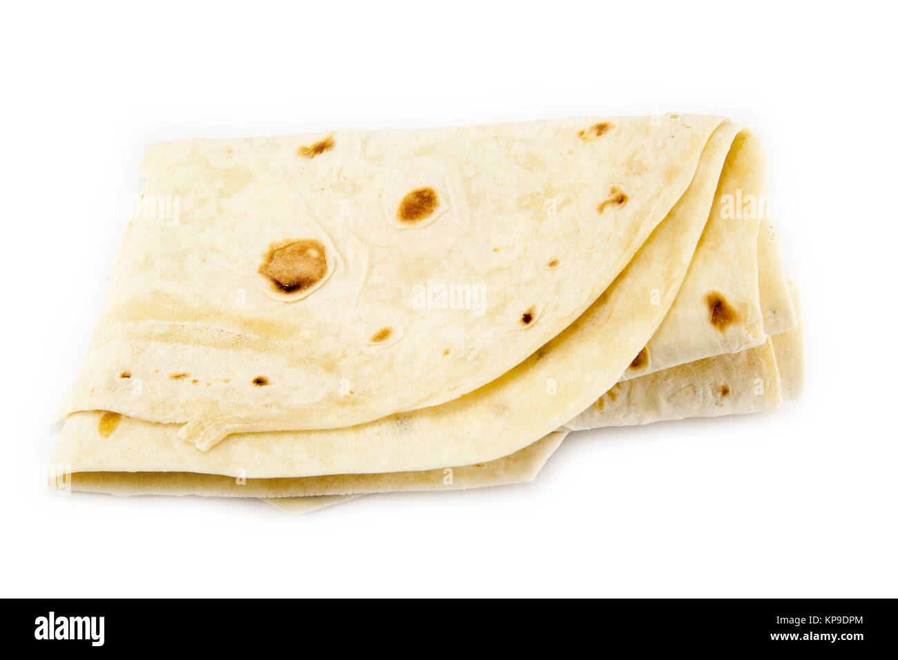 Large thin pita bread, isolated Stock Photo Alamy