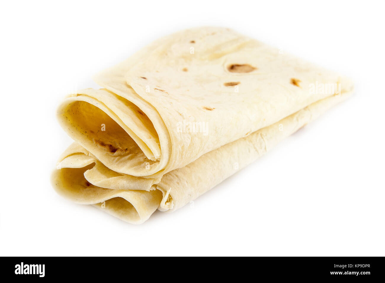 Large thin pita bread, isolated Stock Photo Alamy