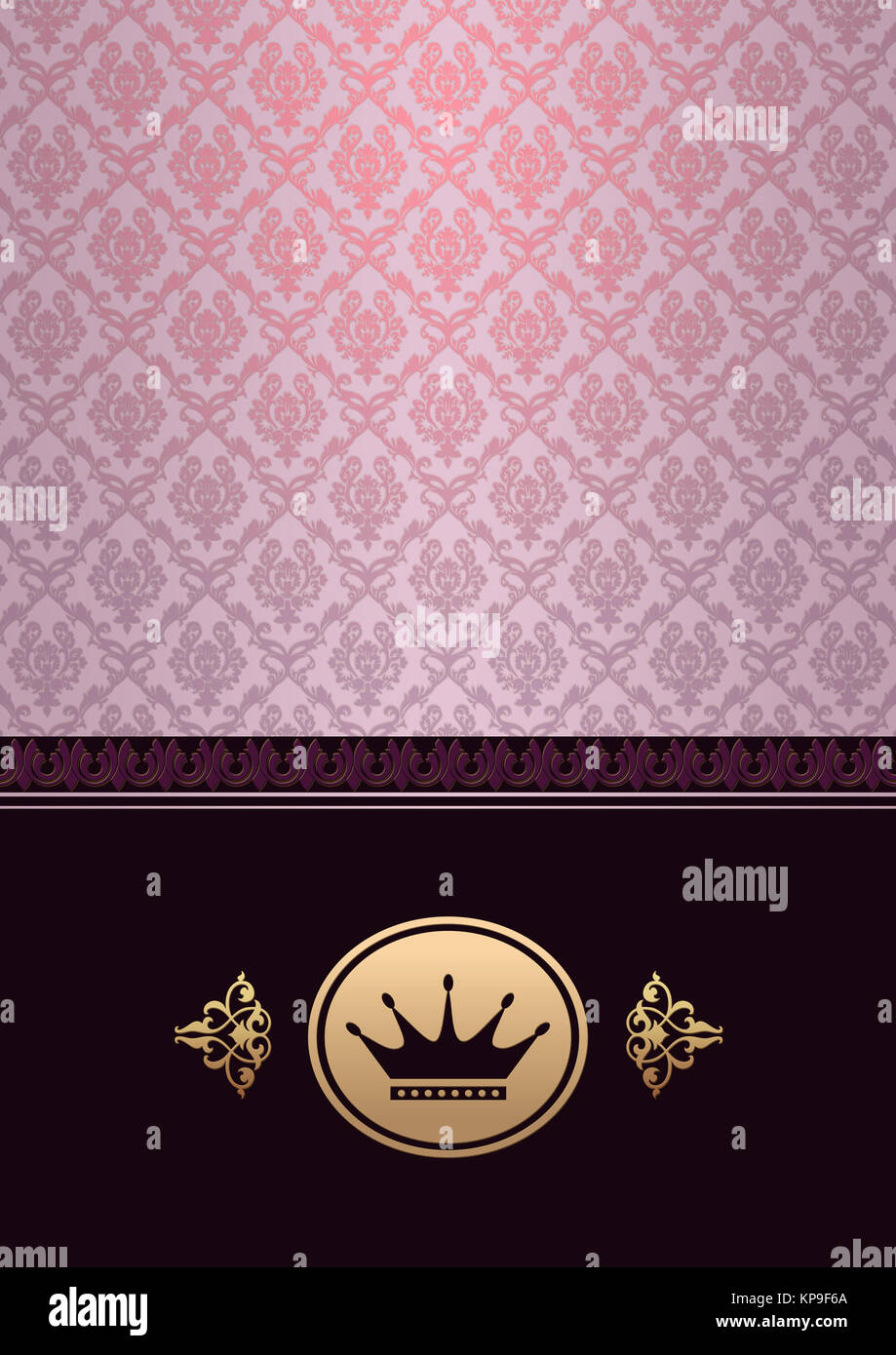 Decorative background with vintage ornament and patterns Stock Photo ...