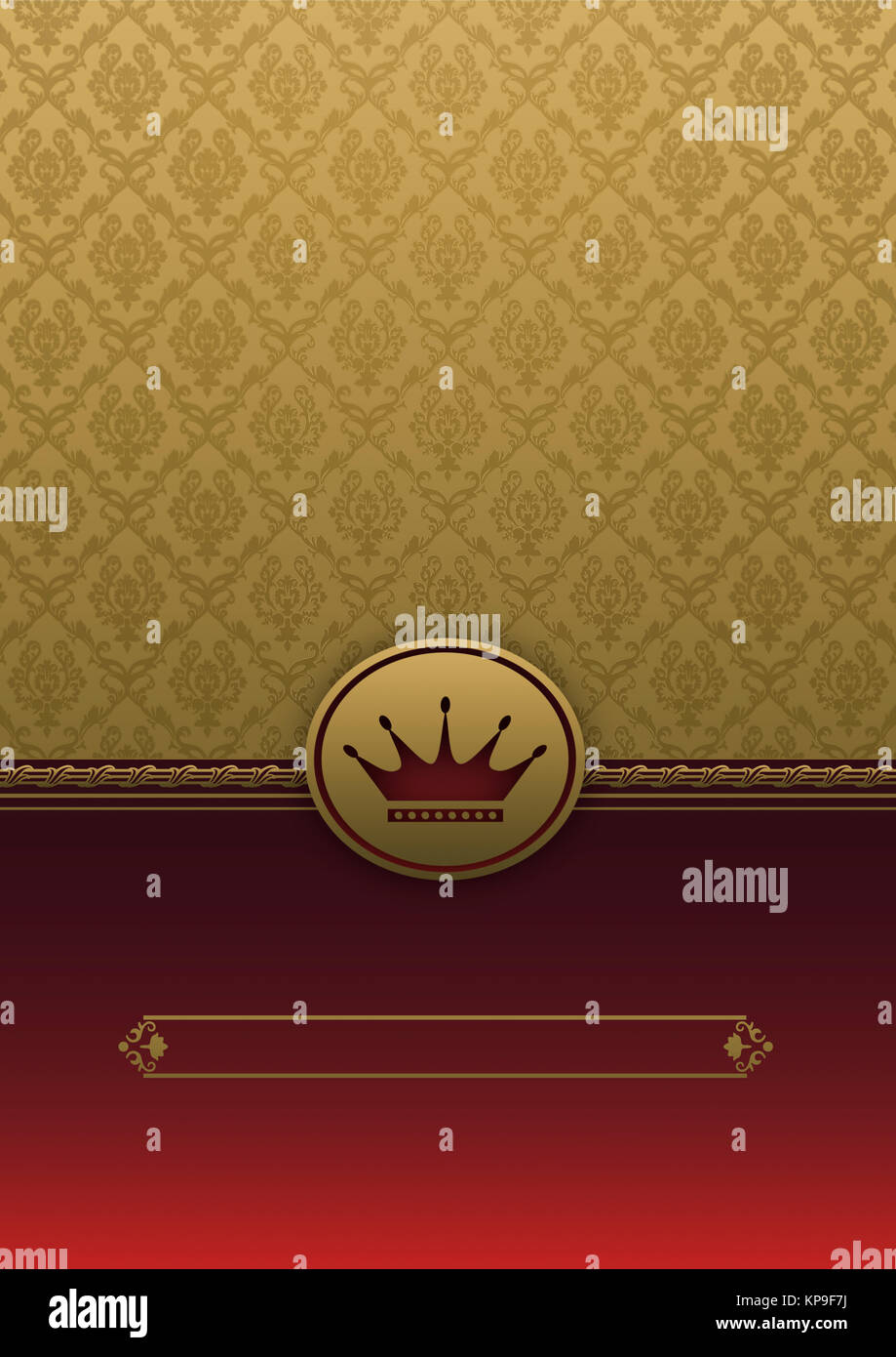 Decorative background with vintage ornament and patterns Stock Photo ...