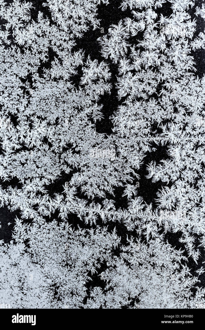 frost on a windowpane in winter Stock Photo - Alamy