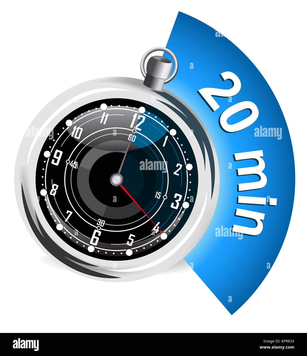 Stopwatch with bookmark vector illustration Stock Photo Alamy