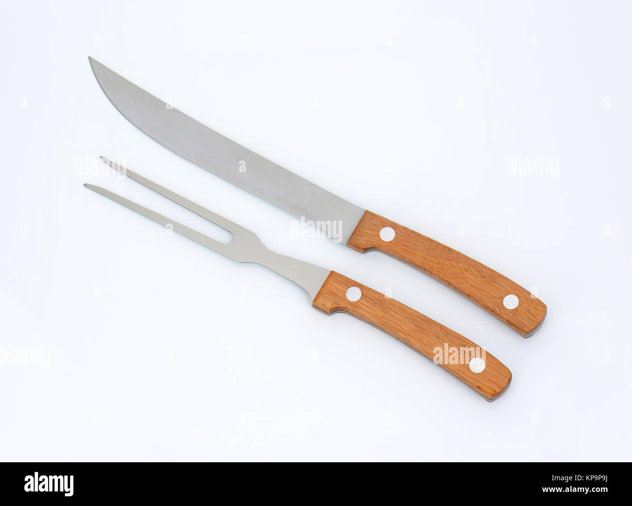 carving knife and fork Stock Photo Alamy