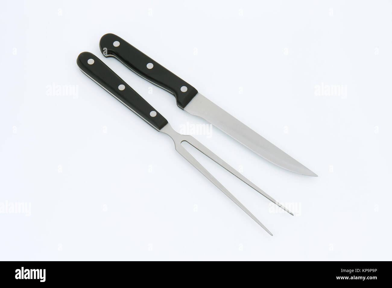 carving knife and fork Stock Photo Alamy