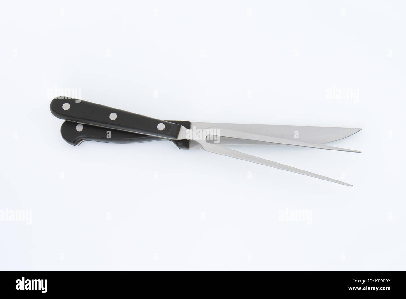 carving knife and fork Stock Photo Alamy