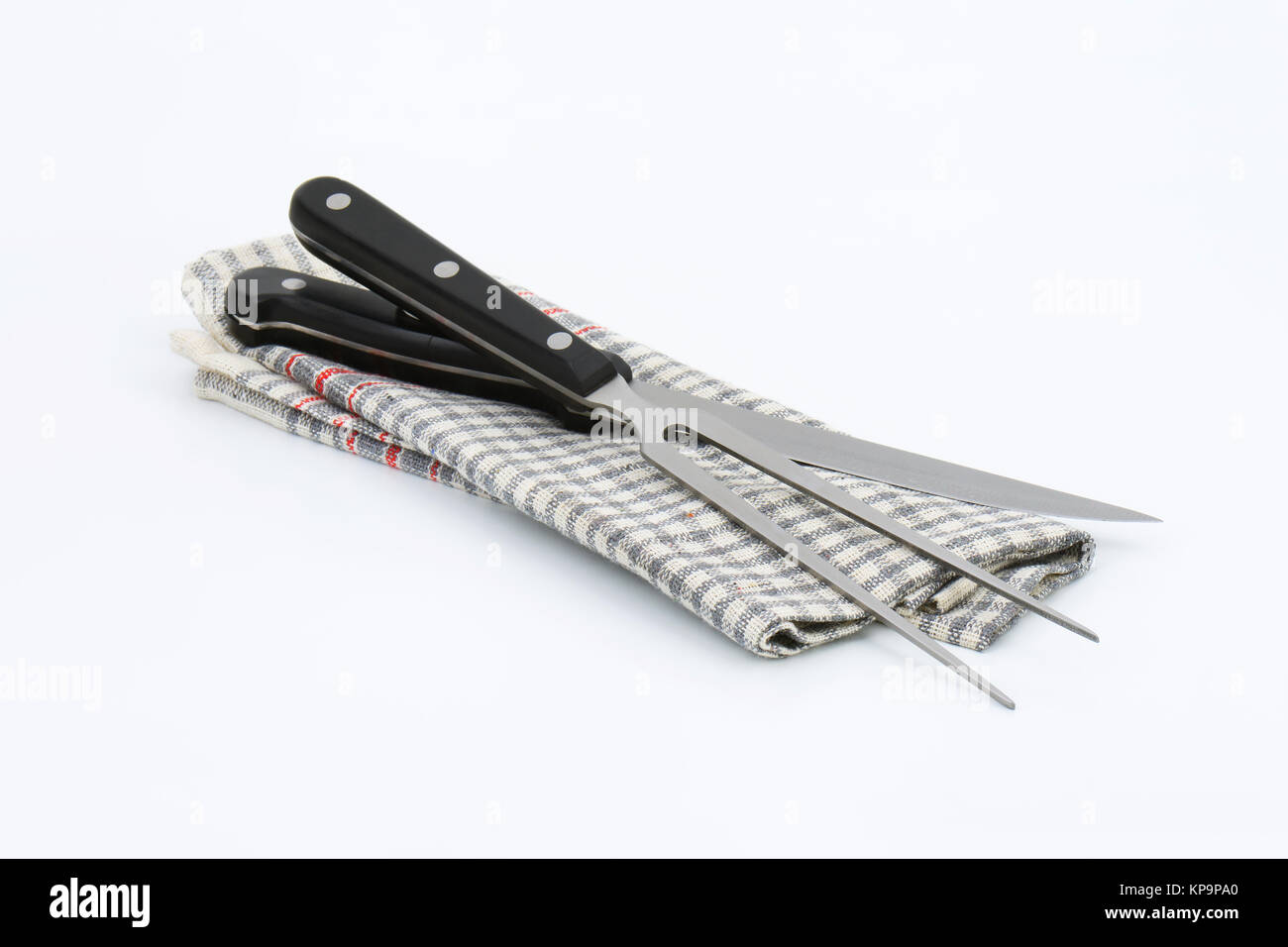 carving knife and fork Stock Photo Alamy