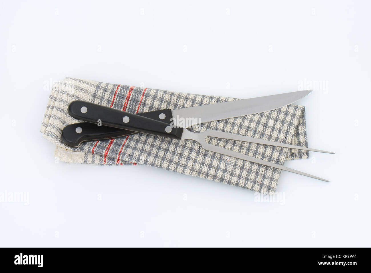 carving knife and fork Stock Photo Alamy
