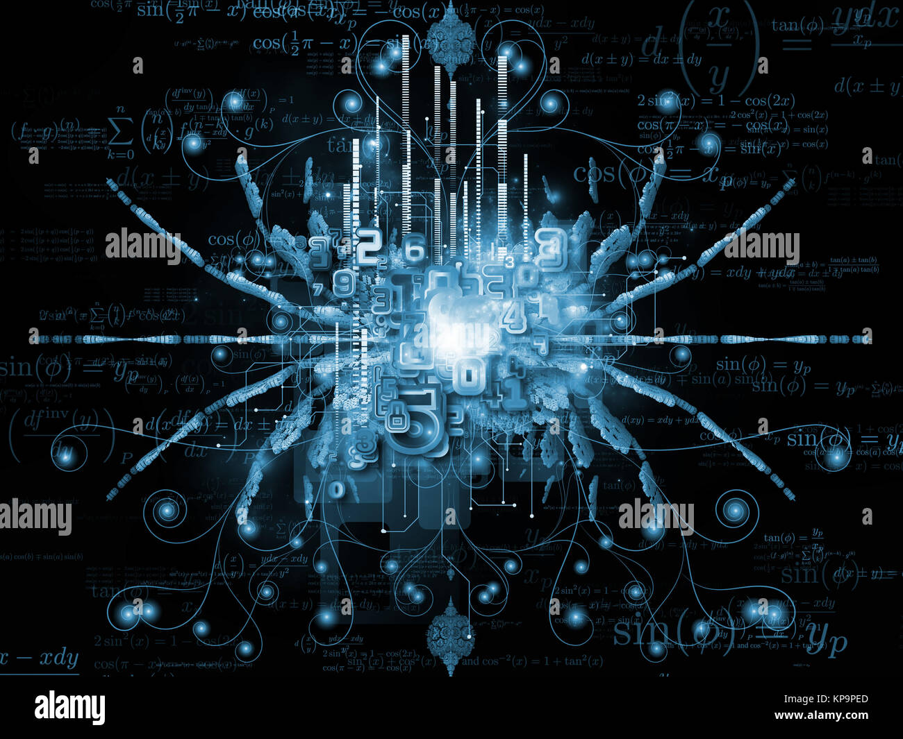 Visualization of Math Design Stock Photo - Alamy
