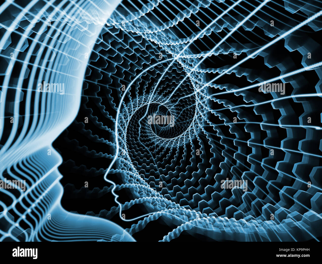 Visualization of Soul and Mind Stock Photo - Alamy