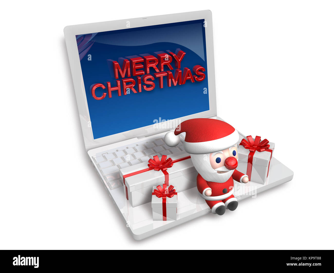 The 3d christmas surprise pop up box stock photo alamy