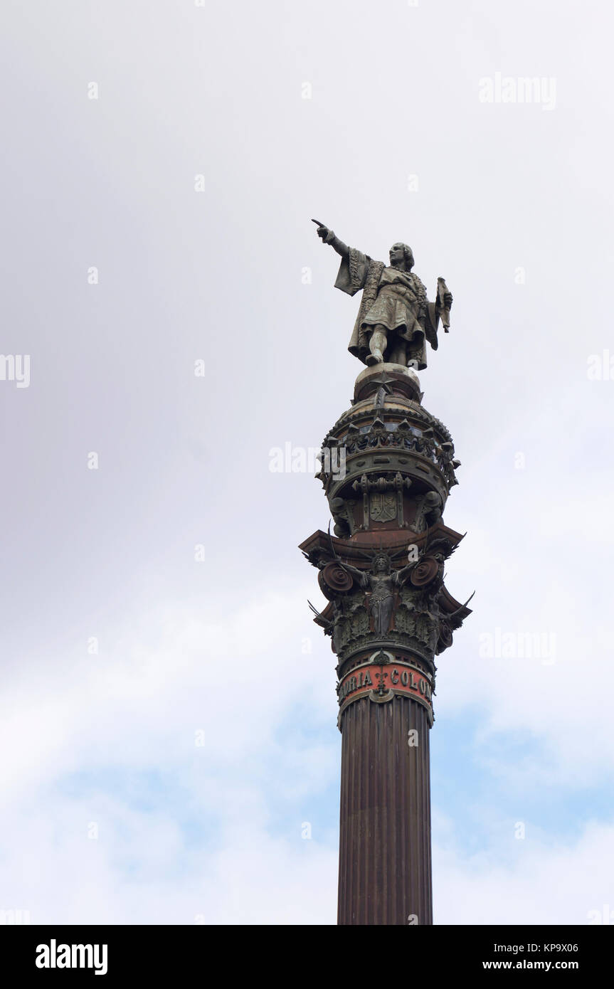 Christopher Columbus monument Stock Photo Alamy