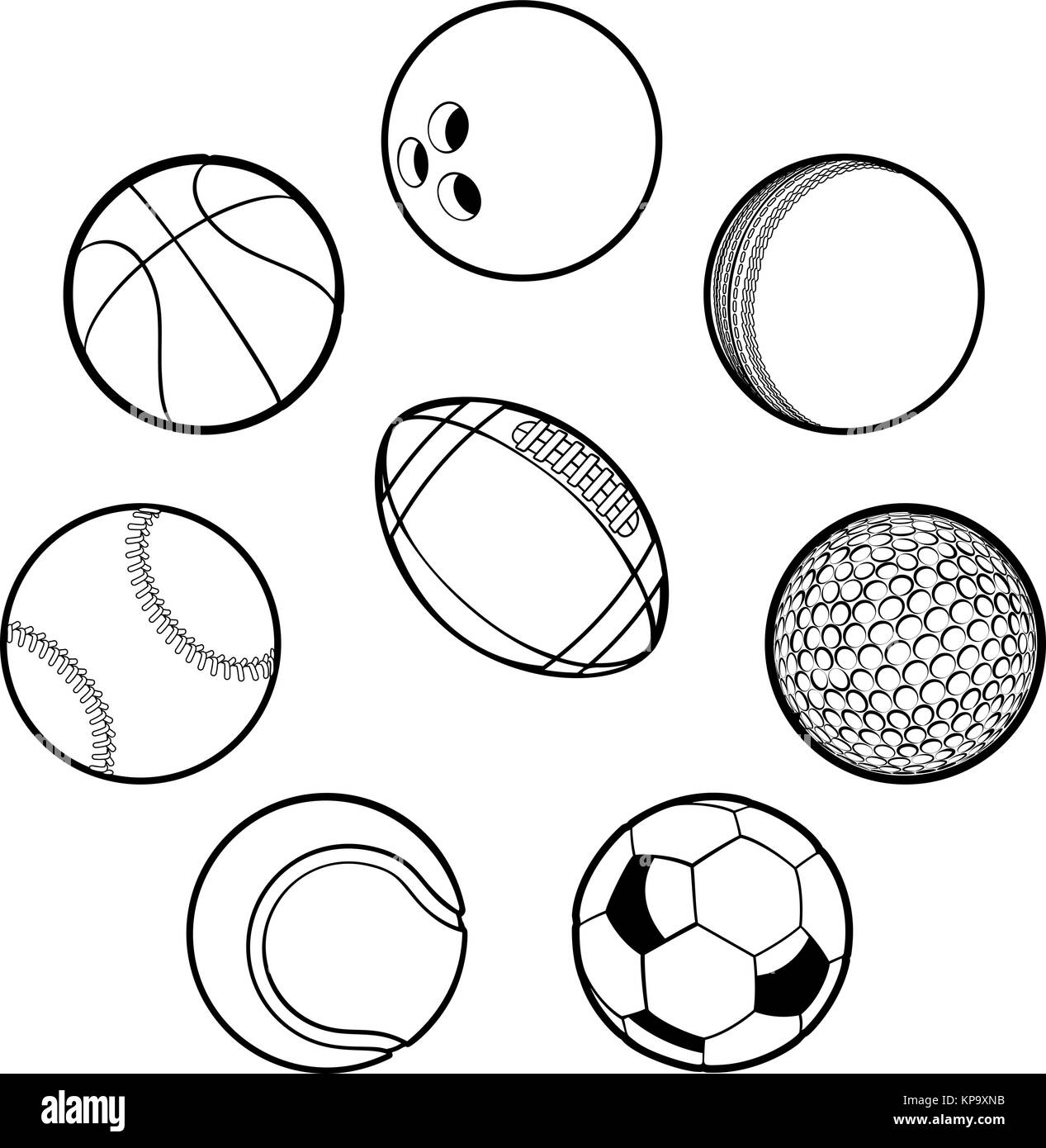 Геометрический рисунок спорт мячи