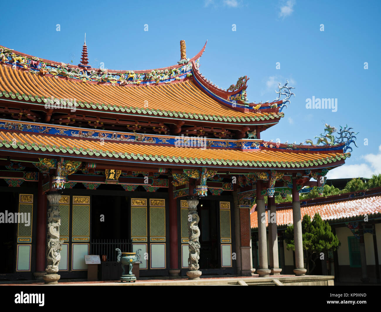 taiwan traditional historic temple Stock Photo