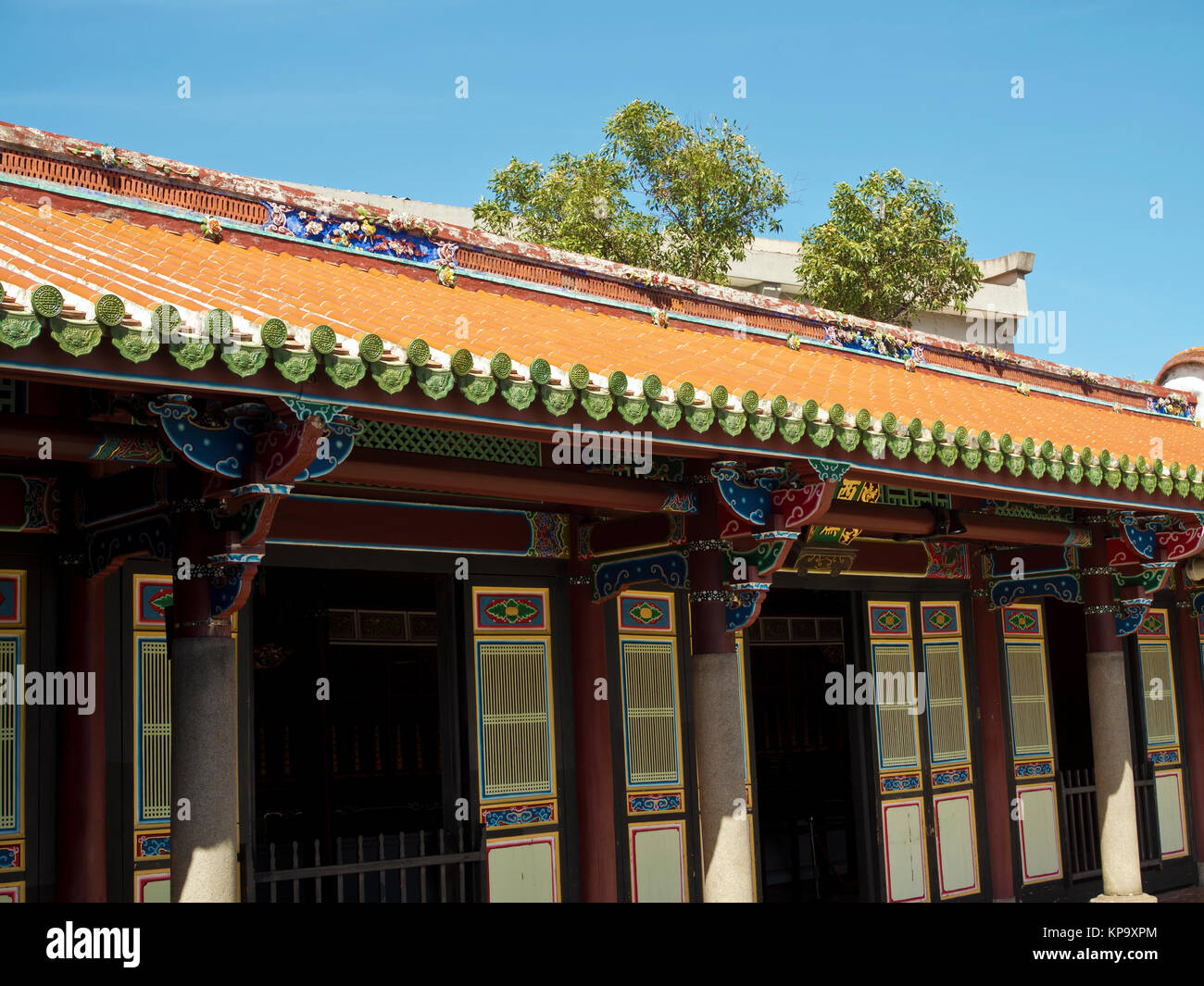 taiwan traditional historic temple Stock Photo