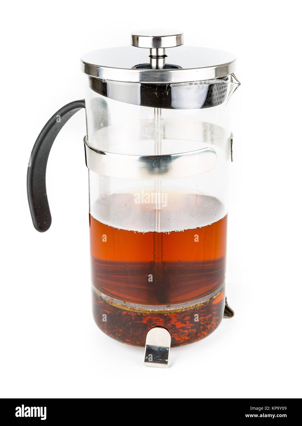 Stainless Steel French Press Stock Photo Alamy