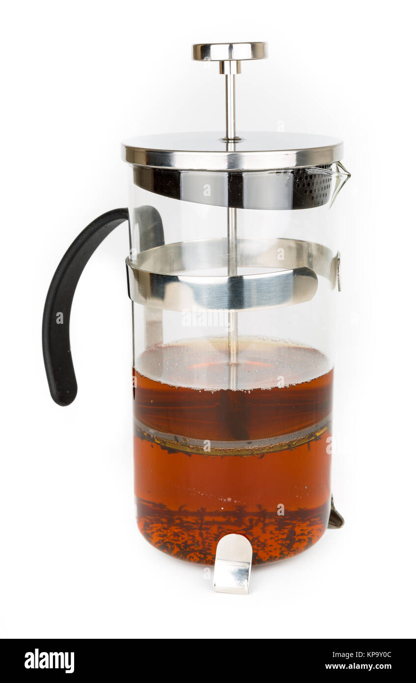 Stainless Steel French Press Stock Photo Alamy