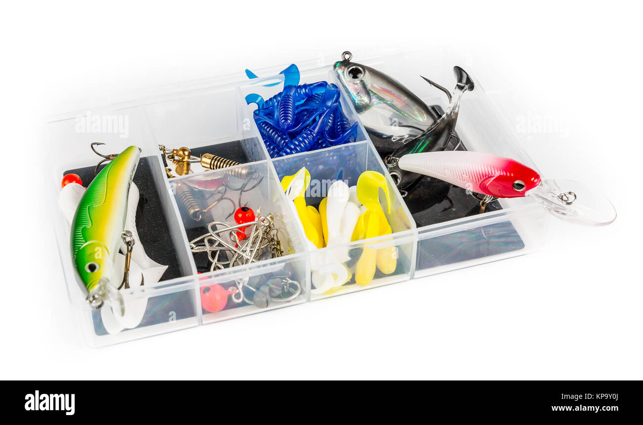 Fishing baits set Stock Photo Alamy
