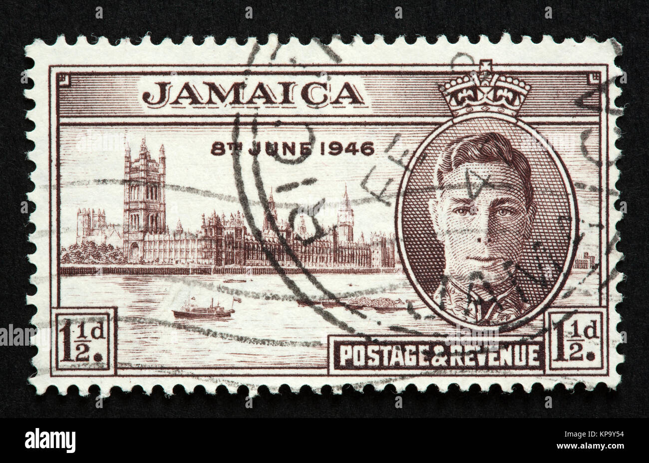 Jamaican postage stamp Stock Photo Alamy