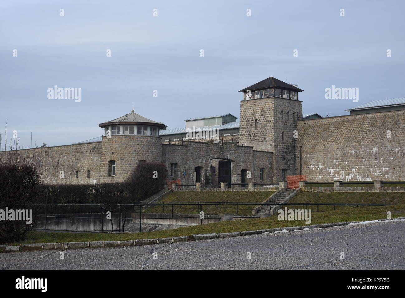 Â kz,concentration camp,mauthausen,holocaust,terror,mass destruction,bearing Stock Photo
