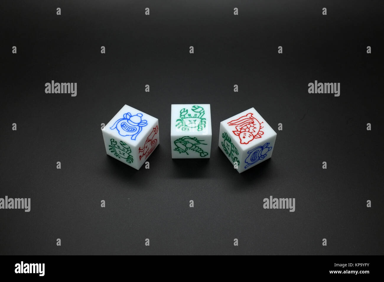 Dice game Stock Photo