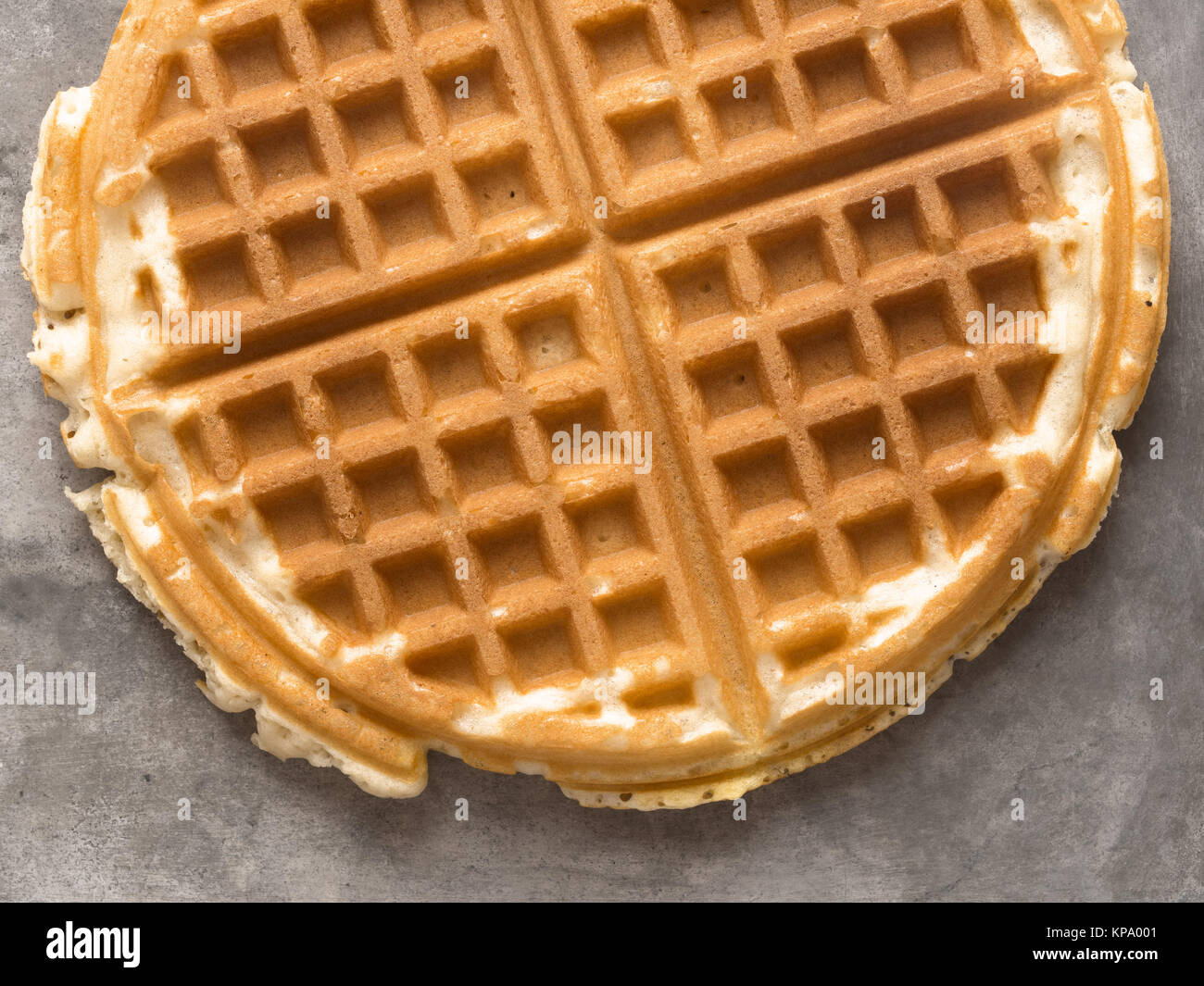 rustic plain waffle Stock Photo Alamy