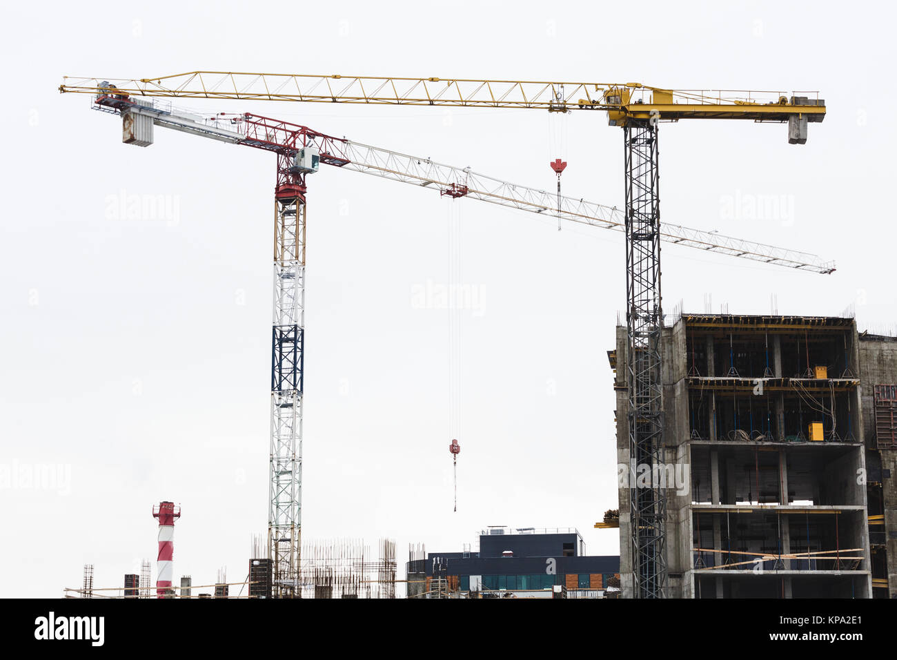 Tower crane used in construction hi-res stock photography and images ...