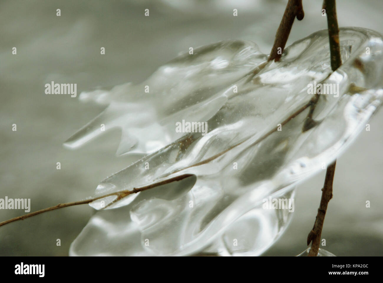 Ice Formations - Natural Art Stock Photo - Alamy
