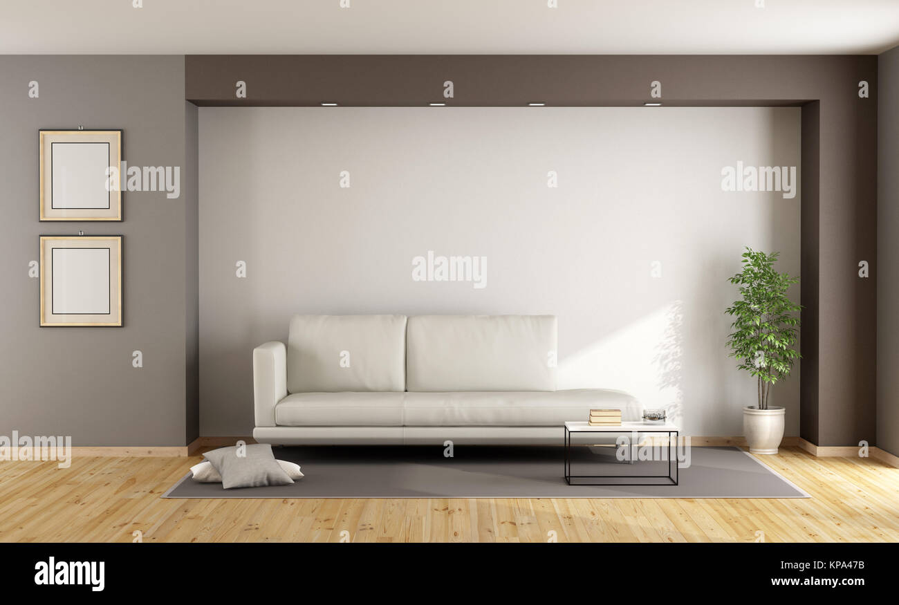Contemporary living room Stock Photo - Alamy