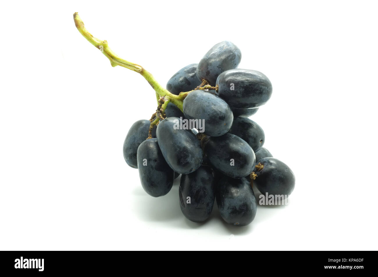 Bunches white black grapes Cut Out Stock Images & Pictures - Alamy
