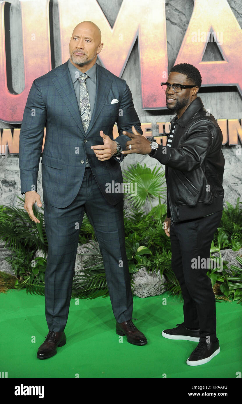 Dwayne Johnson And Kevin Hart Attend The Uk Premiere Of Jumanji Welcome To The Jungle At Vue 