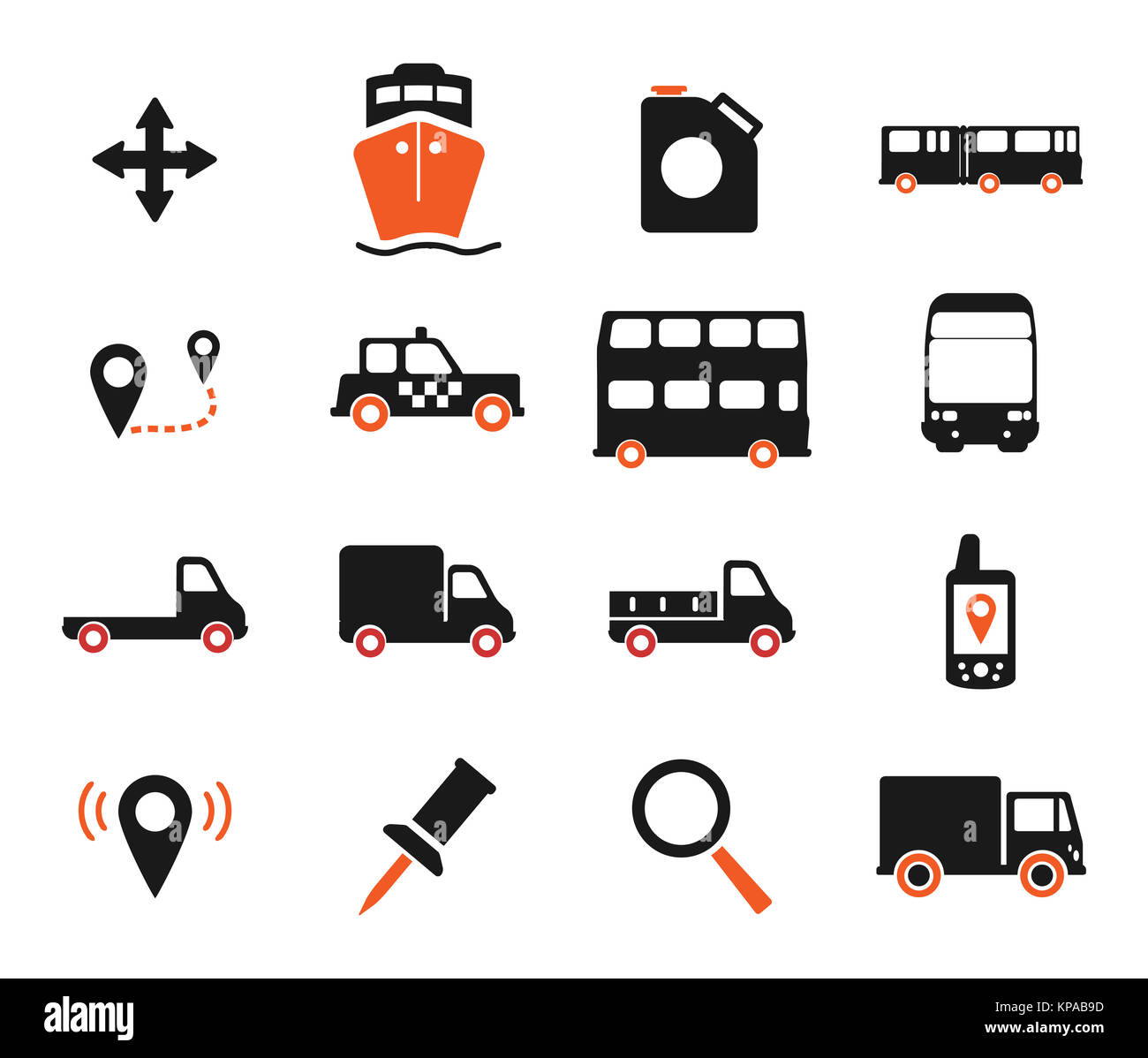 Navigation simply icons Stock Photo - Alamy