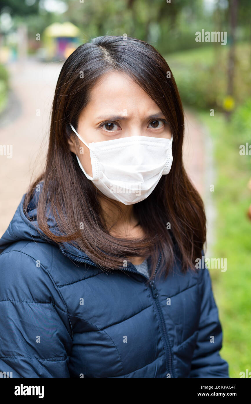 Young ill girl Stock Photo - Alamy