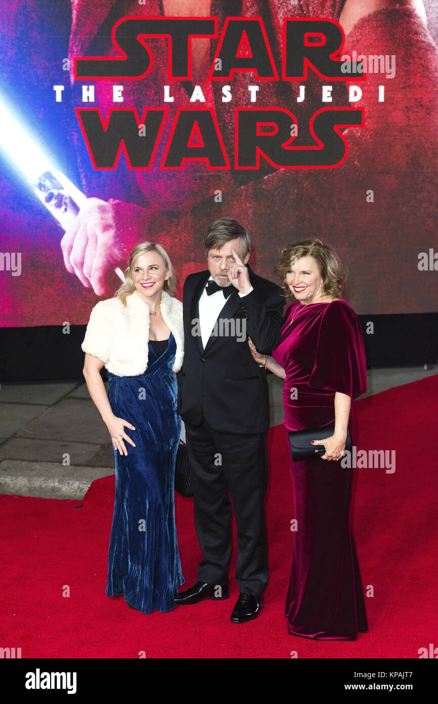 Mark Hamill, his daughter Chelsea Hamill and his wife Marilou York