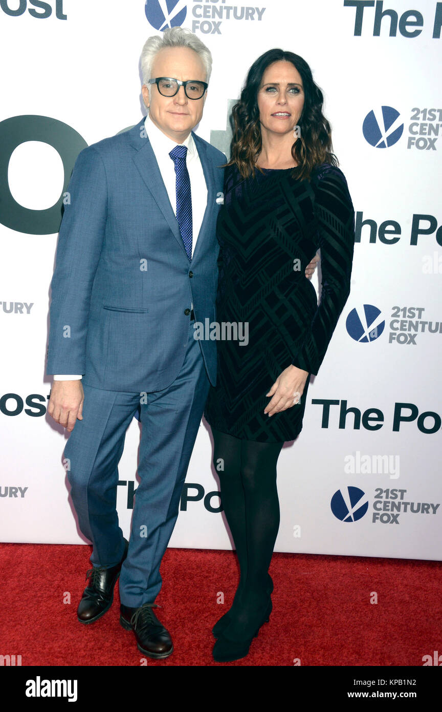 Bradley Whitford and Amy Landecker attend 'The Post' premiere at the