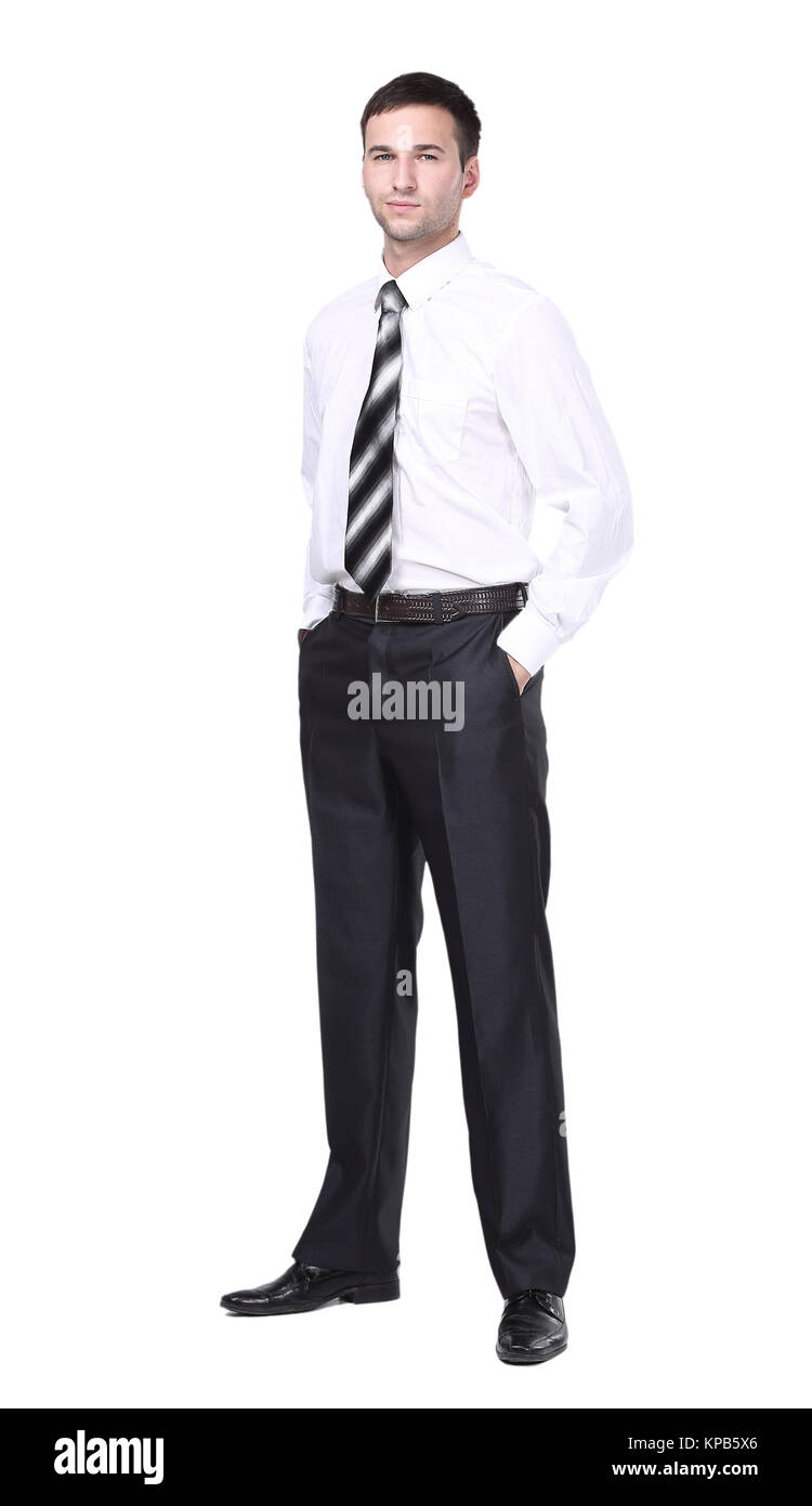 Portrait of a handsome business man isolated on white Stock Photo - Alamy