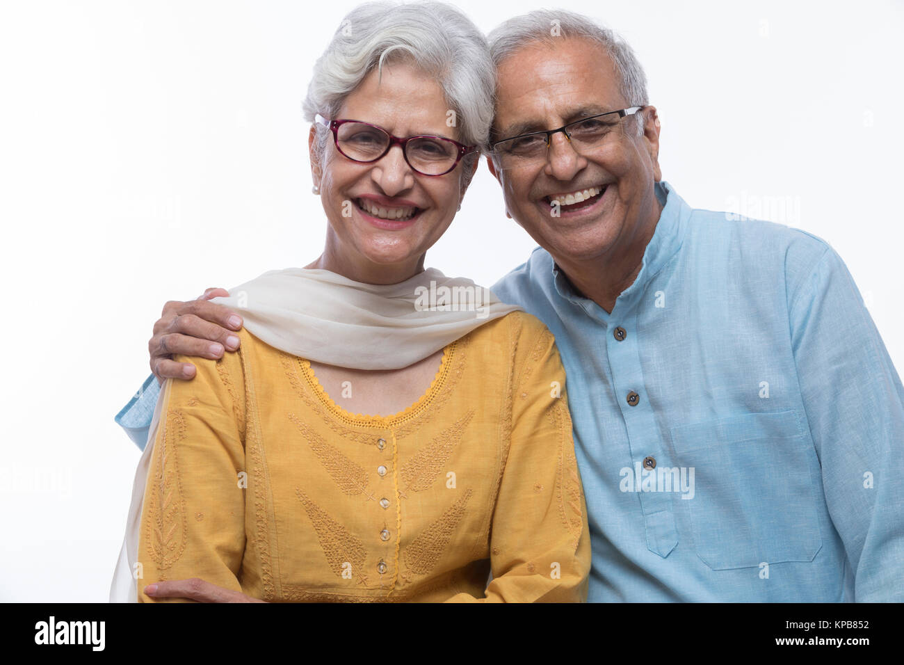 Portrait of senior couple Stock Photo