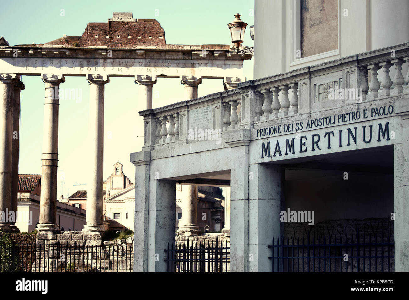 ancient Mamertine Prison in Rome, Italy Stock Photo Alamy