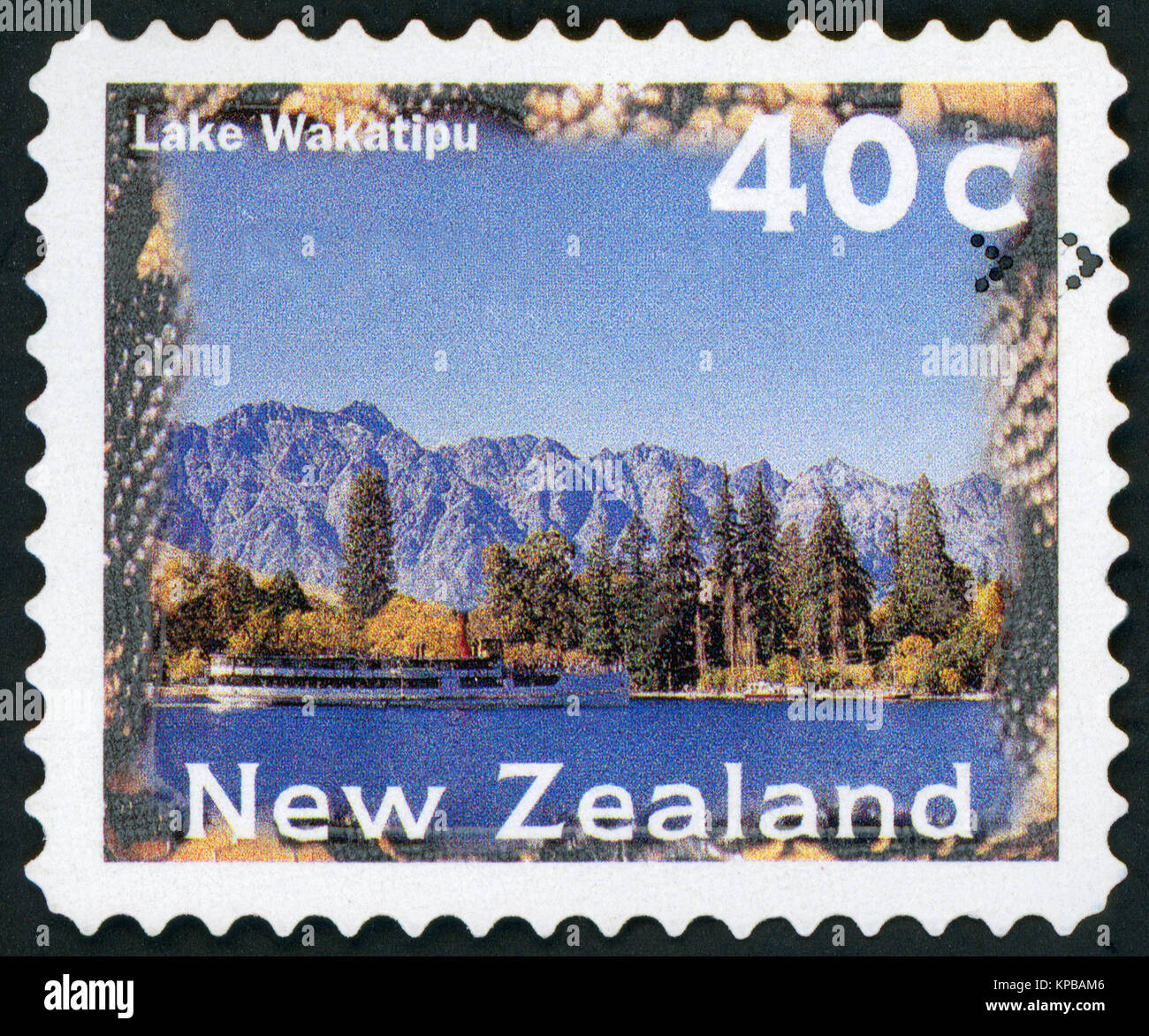 New Zealand Postage Stamp Stock Photos & New Zealand Postage Stamp
