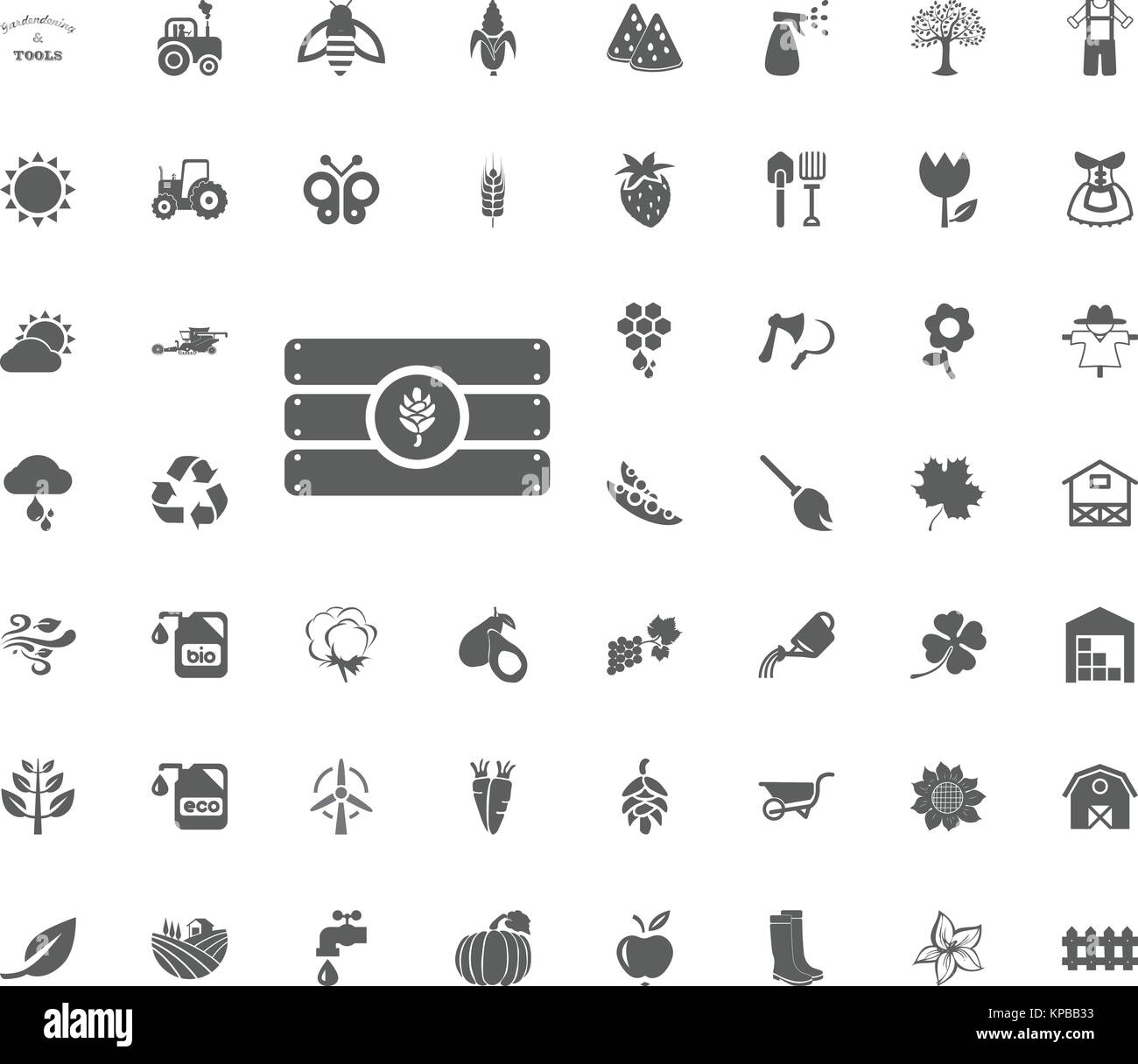 Box of lawn seed Stock Vector Images - Alamy