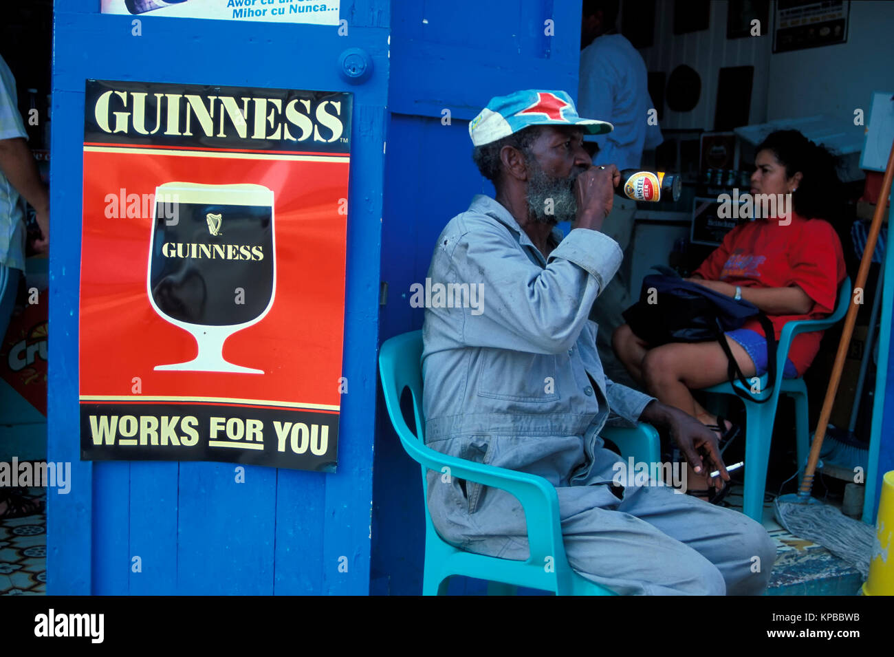 San Nicolas, Bar, Aruba, Netherlands Antilles Stock Photo