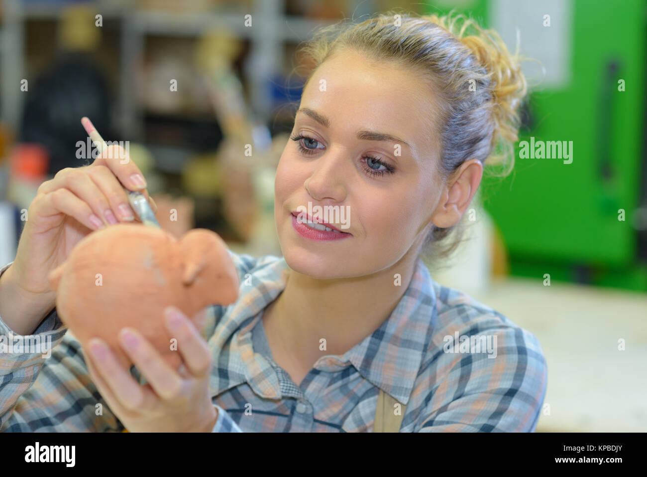 making a small model Stock Photo - Alamy