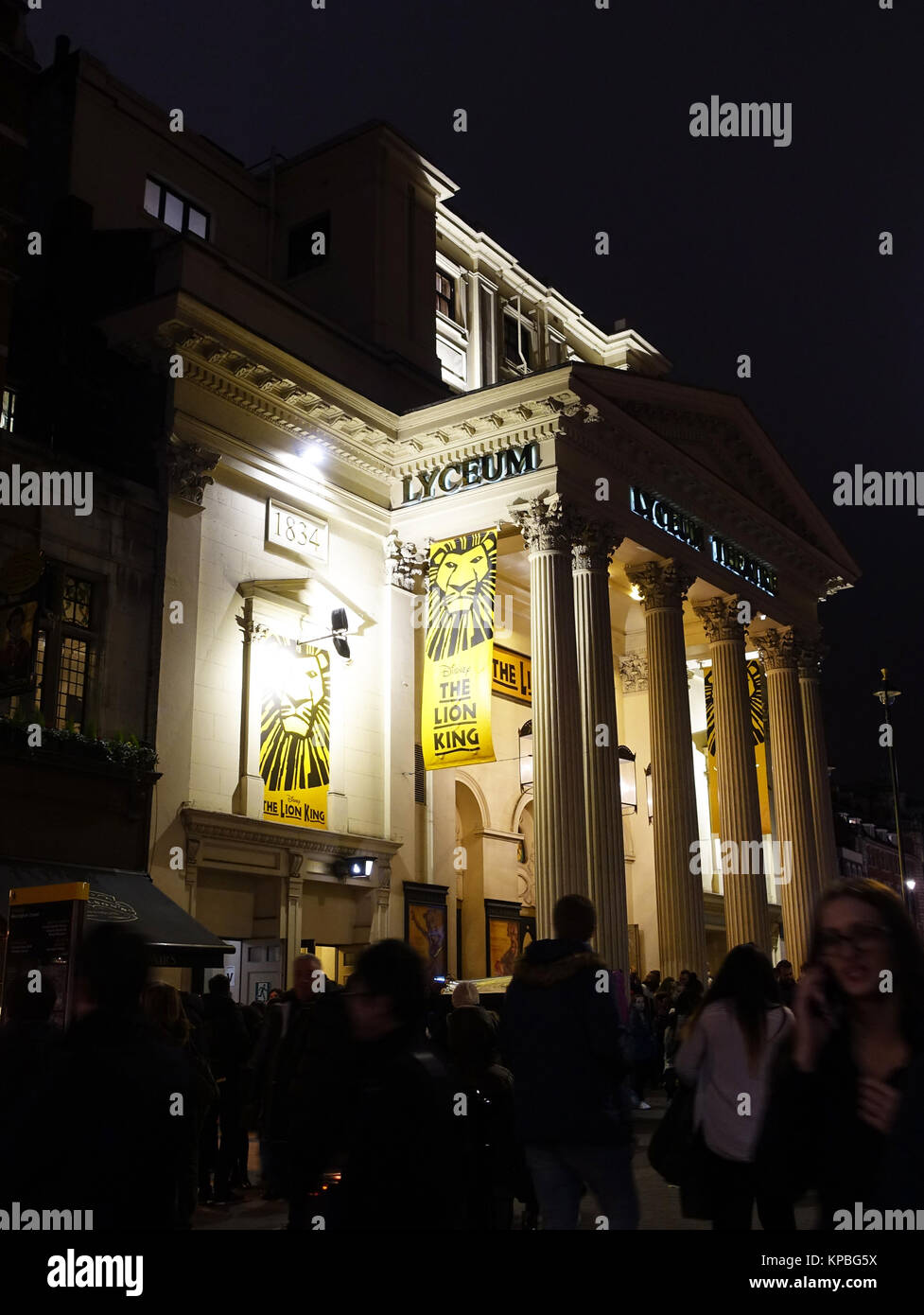 Lyceum theatre, the Strand, London England UK Stock Photo