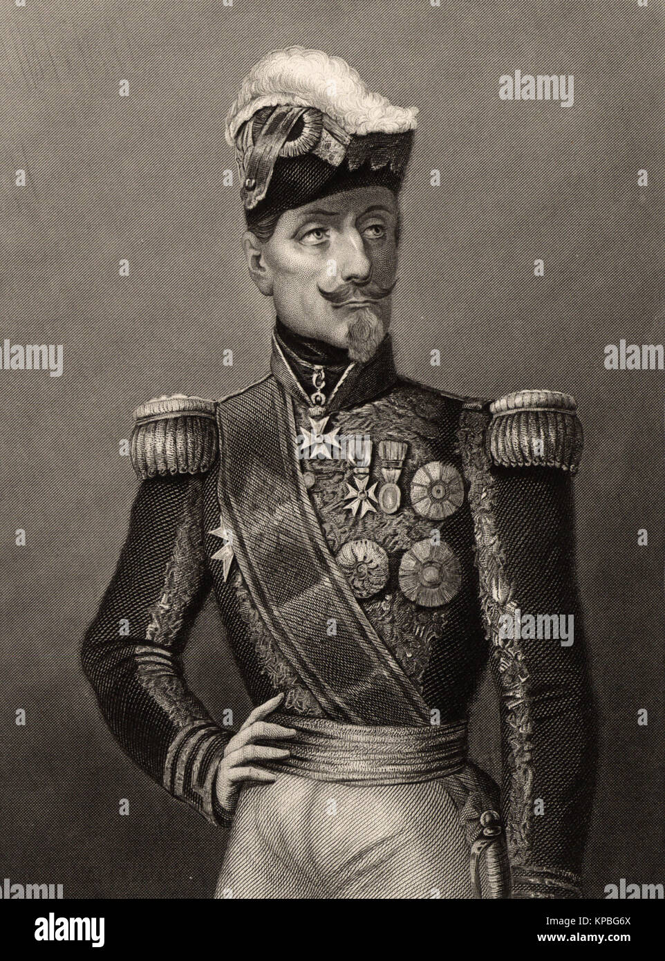 Jacques Le Roy de Saint Arnaud  -  French military commander Stock Photo