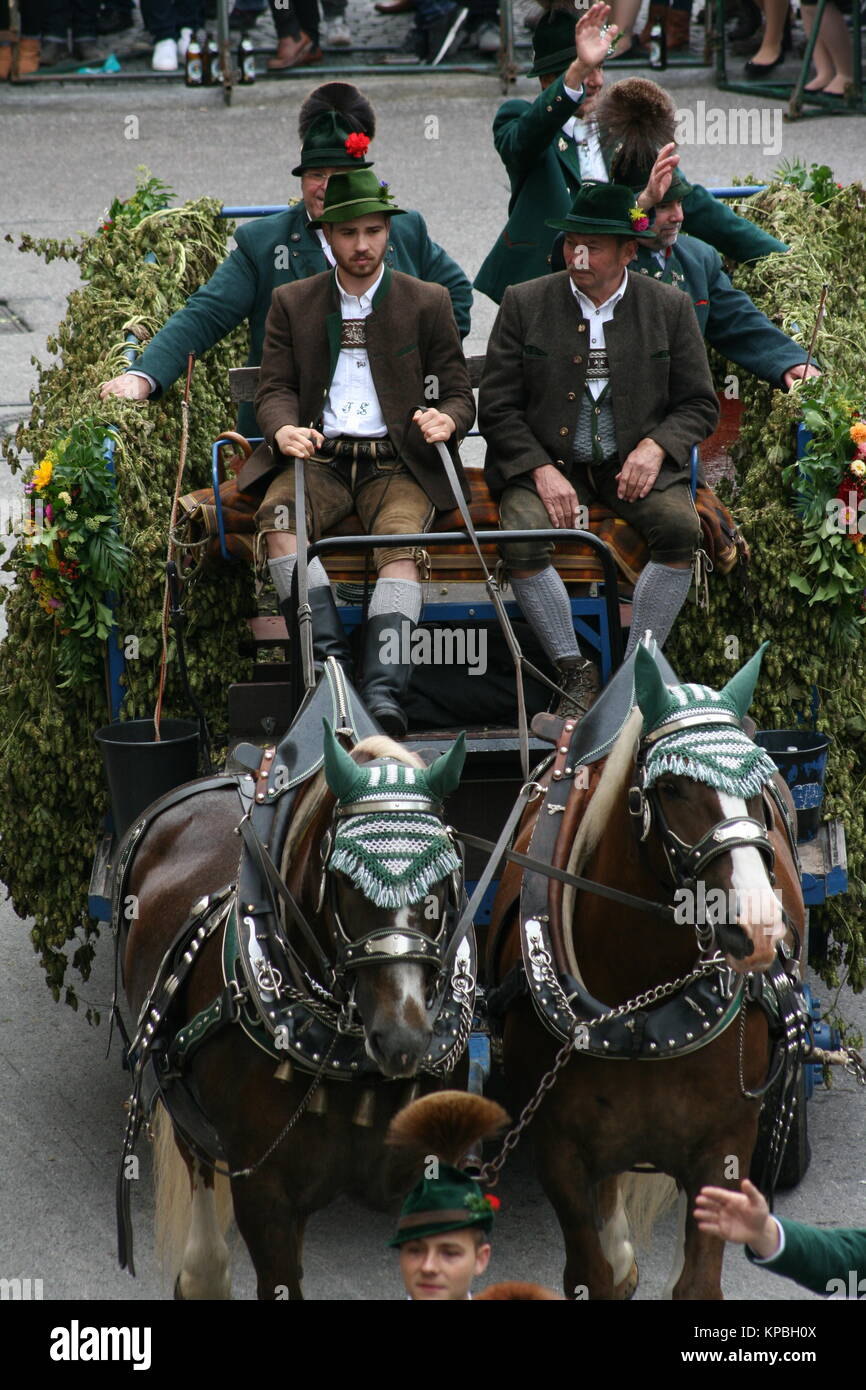 Octfest OctFest Parade Munich Stock Photo - Alamy