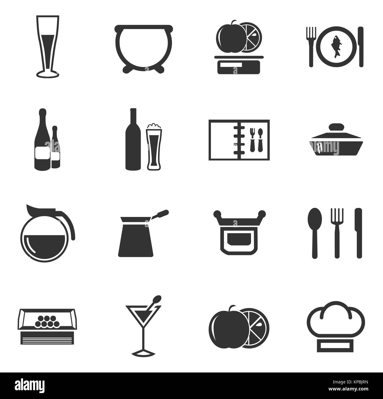 Basic kitchen Black and White Stock Photos & Images - Alamy