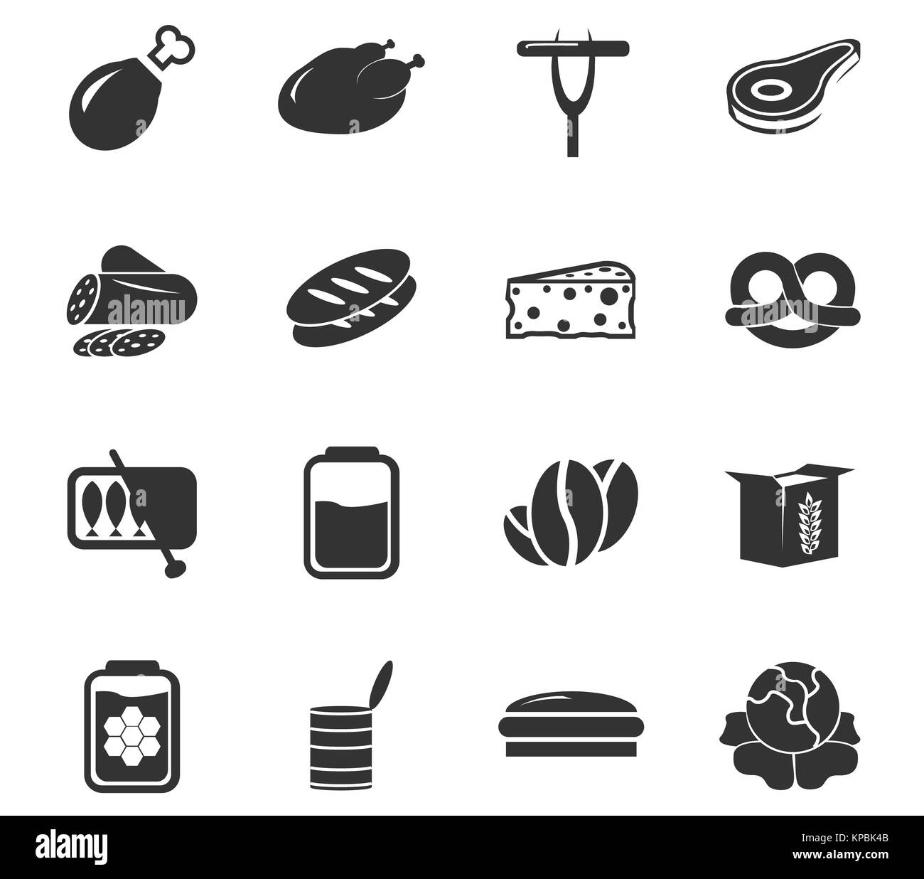 Grocery store icon Stock Photo
