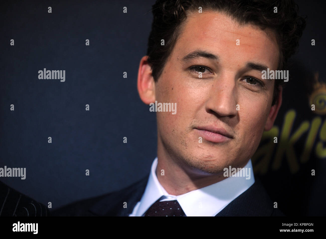 NEW YORK, NY AUGUST 04 Miles Teller attends the 'Fantastic Four' New