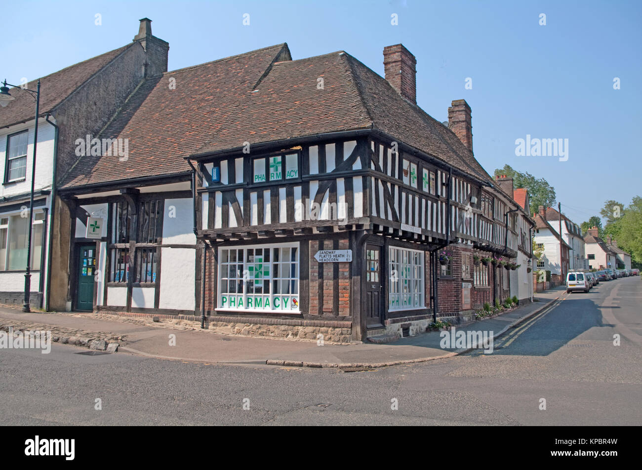 Lenham, Kent, Timber Framed Shop, England Stock Photo Alamy